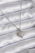 HeartGlow Kalp Kadın Kolye - Gümüş Rengi | 316L Çelik