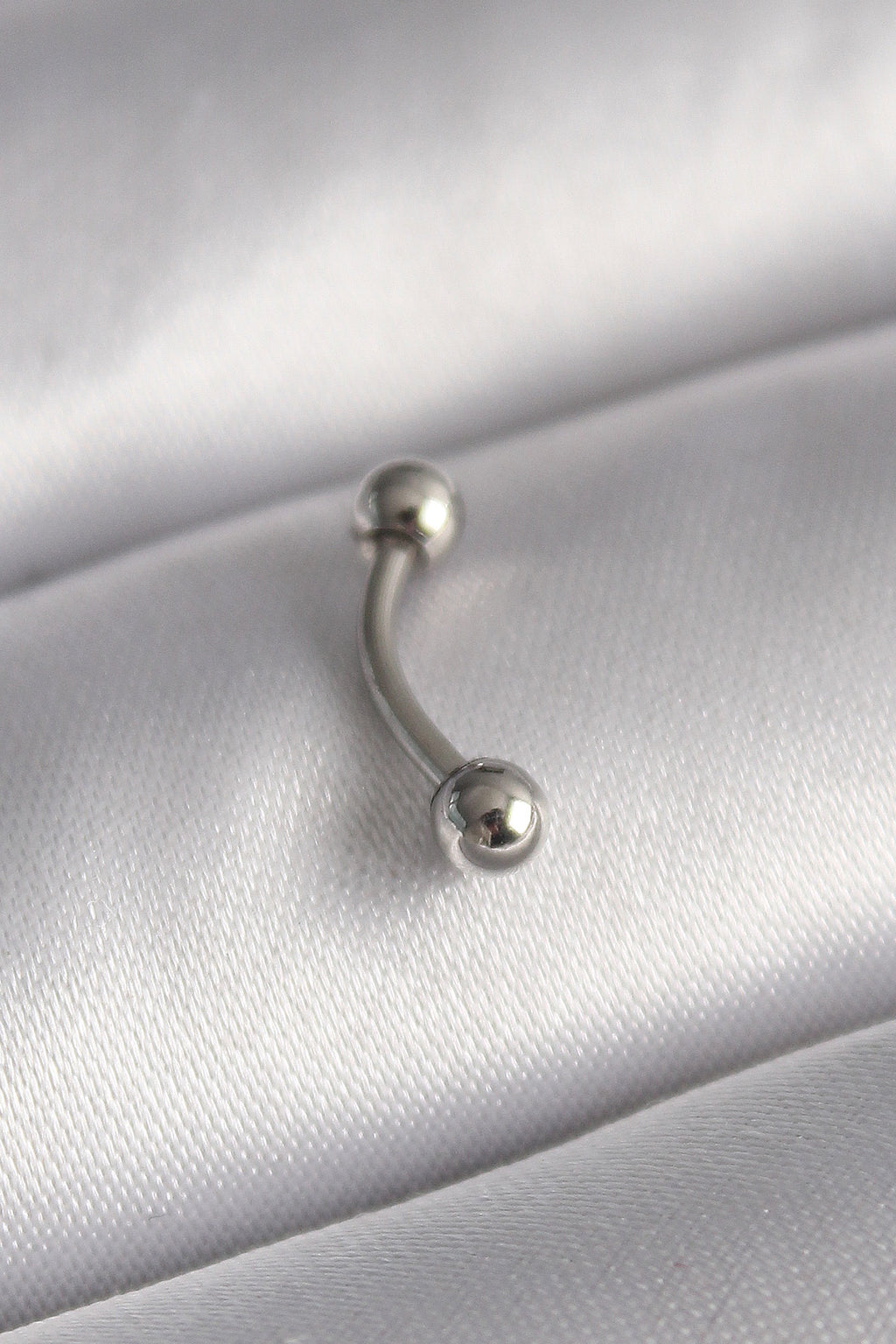 Çelik Gümüş Renk Topçuk Model Piercing 316L