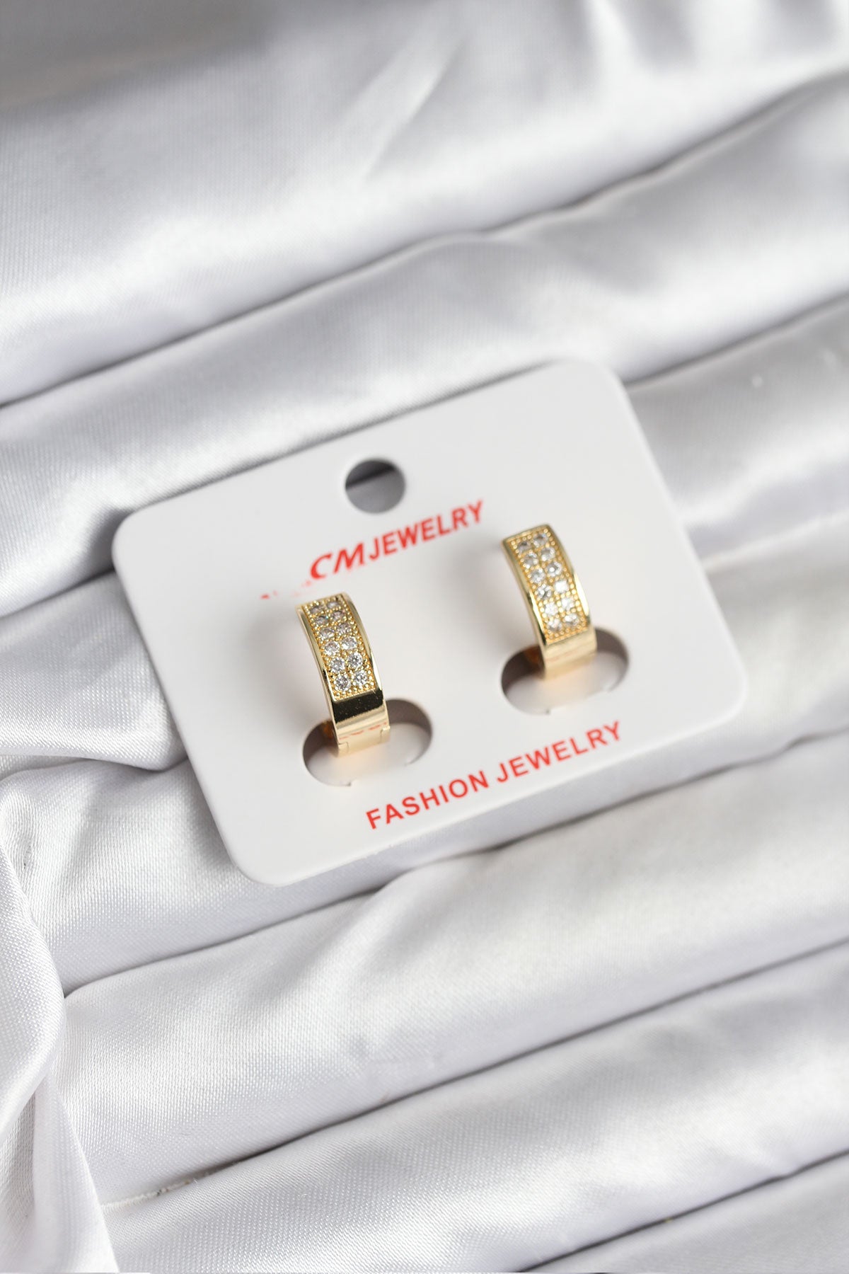 Celeste Diamond Touch Kadın Küpe - Altın Rengi - 14K Kaplama